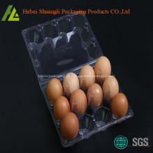 caixa de ovos de plástico transparente